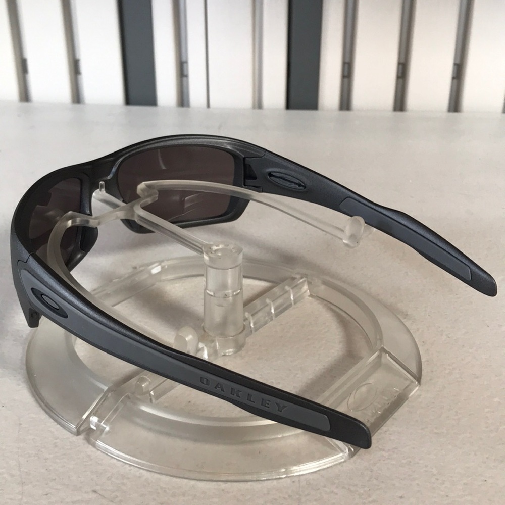 NEW Custom Oakley Turbine OO9263 Steel Grey / Grey - Picture 7 of 8
